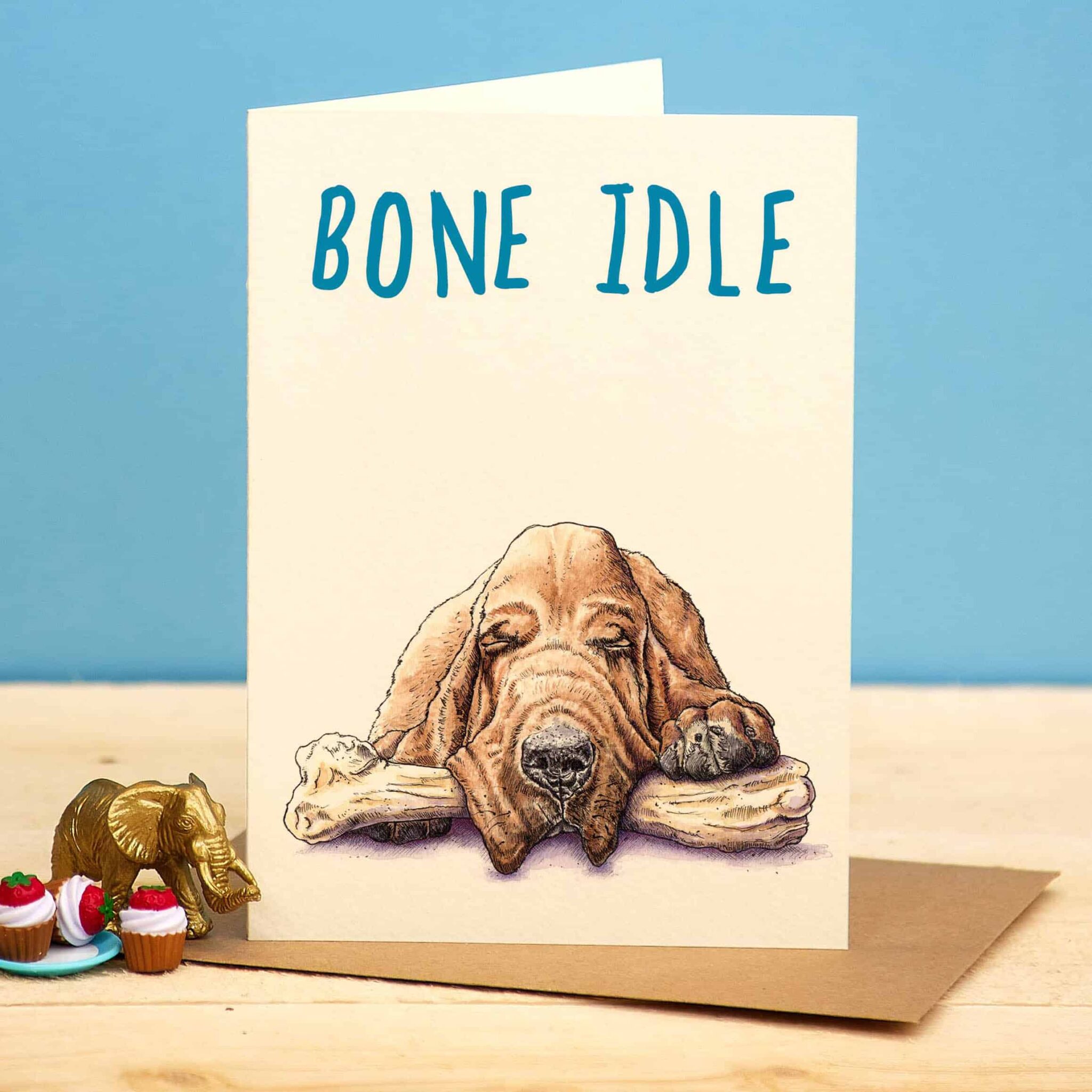 Dog Years Card - Funny Dog Birthday Card - Bewilderbeest