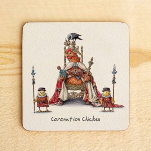 Coronation Chicken Coaster
