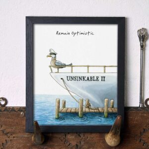 Remain Optimistic Print